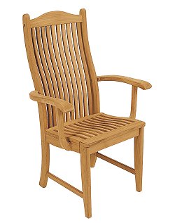 Teak Range - Bengal Carver Chair