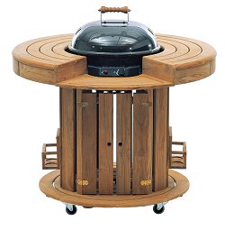 Teak Range - Round 1.3m Bengal Barbeque