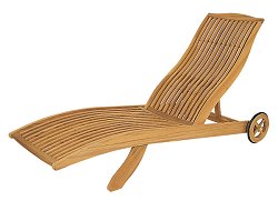 Teak Range - Bengal Sunlounger with Arms
