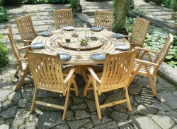 Iroko Furniture Sets - Royal Table Set