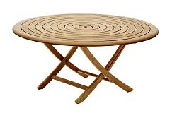 Iroko Range - Ascot 1.6m 10 Ring Folding Round Table