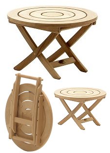 Iroko Range - Ascot 4 Ring occasional Table