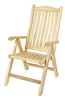 Iroko Range - Regency Folding Carver Chair