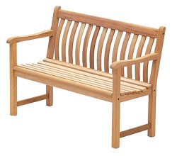 Mahogany Range - Broadfield 4ft Curved Back Bench