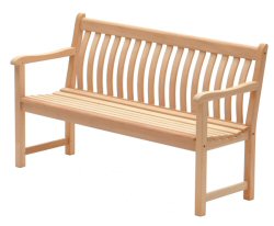 Mahogany Range - Broadfield 5ft Curved Back Bench