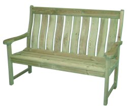 Pine Range - Farmers 5ft High Back Bench