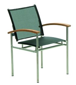Avant Noir Contemporary Range - Avant Noir Textilene® Carver Chair