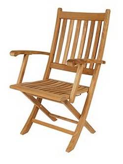Barlow Tyrie Ascot - Teak Folding Carver Chair