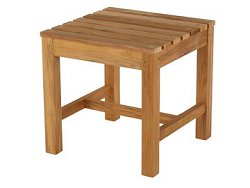 Barlow Tyrie Felsted - Teak Footstool - Side Table
