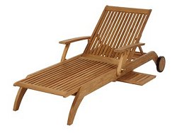 Barlow Tyrie Monaco - Teak Lounger