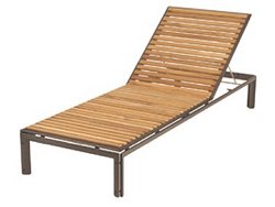 Barlow Tyrie Virage - Teak and Aluminium Lounger