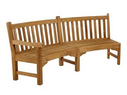 Barlow Tyrie Glenham - 285cm Radius Teak Seat Left