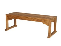 Barlow Tyrie Wimbledon - 120cm Teak Backless Bench