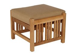 Barlow Tyrie Mission - Teak Footstool Interior