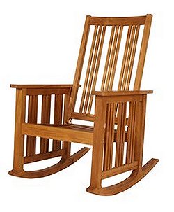 Barlow Tyrie Mission - Teak Rocking Chair Interior