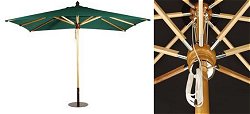 Barlow Tyrie Parasols - Sorrento 3.5m x 2.5m Parasol Rectangular