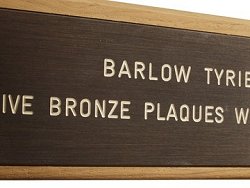 Barlow Tyrie Accessories - Bronze Plaque Letters