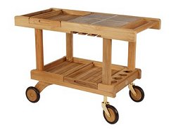 Barlow Tyrie Accessories - Crichton Teak Serving Trolley