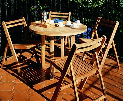 Barlow Tyrie Furniture Sets - Edinburgh 90cm Table Set