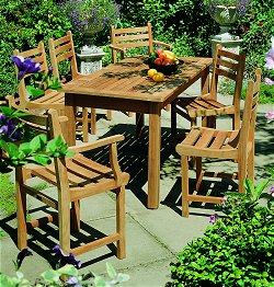 Barlow Tyrie Furniture Sets - Windsor 150cm Table Set