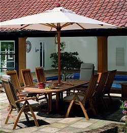 Barlow Tyrie Furniture Sets - Stirling 270cm Dining Table Set