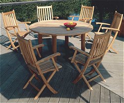 Barlow Tyrie Furniture Sets - Drummond 150cm Dining Table Set