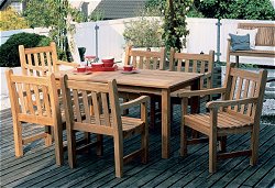 Barlow Tyrie Furniture Sets - Windsor Rectangular Six