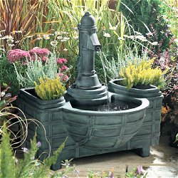 Self Contained Water Features - Broadway Water Feature Verdigris