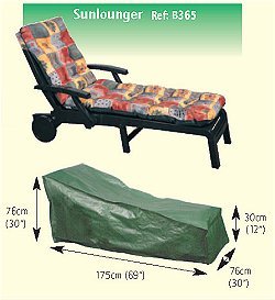 Bosmere Garden Furniture Covers Protector Range - Sunlounger Cover