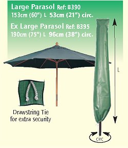Bosmere Garden Furniture Covers Protector Range - Large Parasol