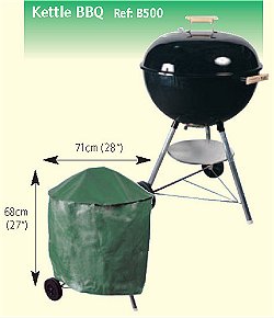 Bosmere BBQ and Heater Protector Range - Kettle BBQ Protector