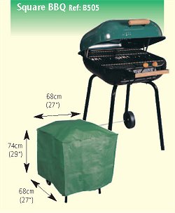 Bosmere BBQ and Heater Protector Range - Square BBQ Protector