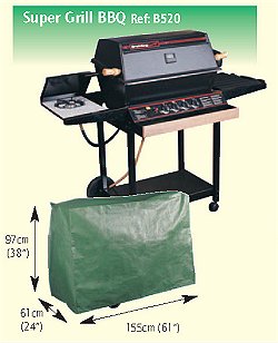 Bosmere BBQ and Heater Protector Range - Super Grill BBQ Protector