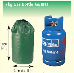 Bosmere BBQ and Heater Protector Range - 7kg Gas Bottle Protector