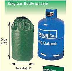 Bosmere BBQ and Heater Protector Range - 15kg Gas Bottle Protector