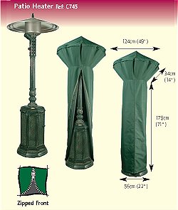 Bosmere BBQ and Heater Cover Up Range - Patio Heater Cover Up