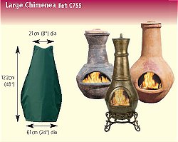 Bosmere BBQ and Heater Cover Up Range - Large Chimenea Cover Up