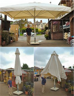 Commercial Parasol - Contract Parasols and Smoking Shelters