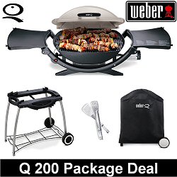 Weber Q 200 - Portable Gas Barbecue Package Deals
