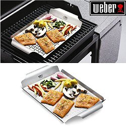Weber Style Tools - Stainless Steel Rectangular Grill Pan