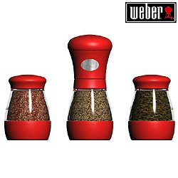 Weber Spice Grinders - 3pc Set Red
