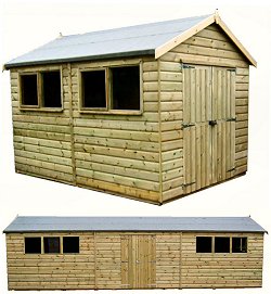 6ft wide Special Workshops and Site Huts - Heavy duty frame and cladding