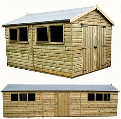8ft wide Special Workshops and Site Huts - Heavy duty frame and cladding