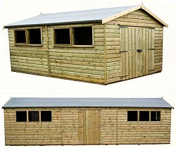 10ft wide Special Workshops and Site Huts - Heavy duty frame and cladding