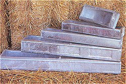 Troughs - 12 inch to 36 inch Galvanised Water or Feed Troughs