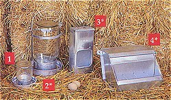 Hoppers and Drinking Jars - Feed Hoppers, Grit Hoppers and Drinking Jars