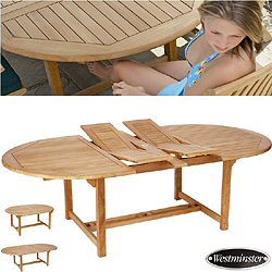 Westminster Teak - Atlantic Double Extending Table