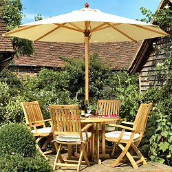 Westminster Teak - Kensington 4 Seater Java Teak Set