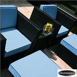Westminster - Madrid 2 Seater Deep Seating Woven Armchair Set