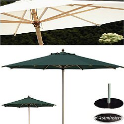 Westminster - Riviera Parasols with Wooden Pole